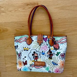 Dooney and Burke Disney sketch V3 tote purse.  Very gently used.